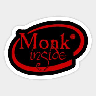 Monk Inside Sticker